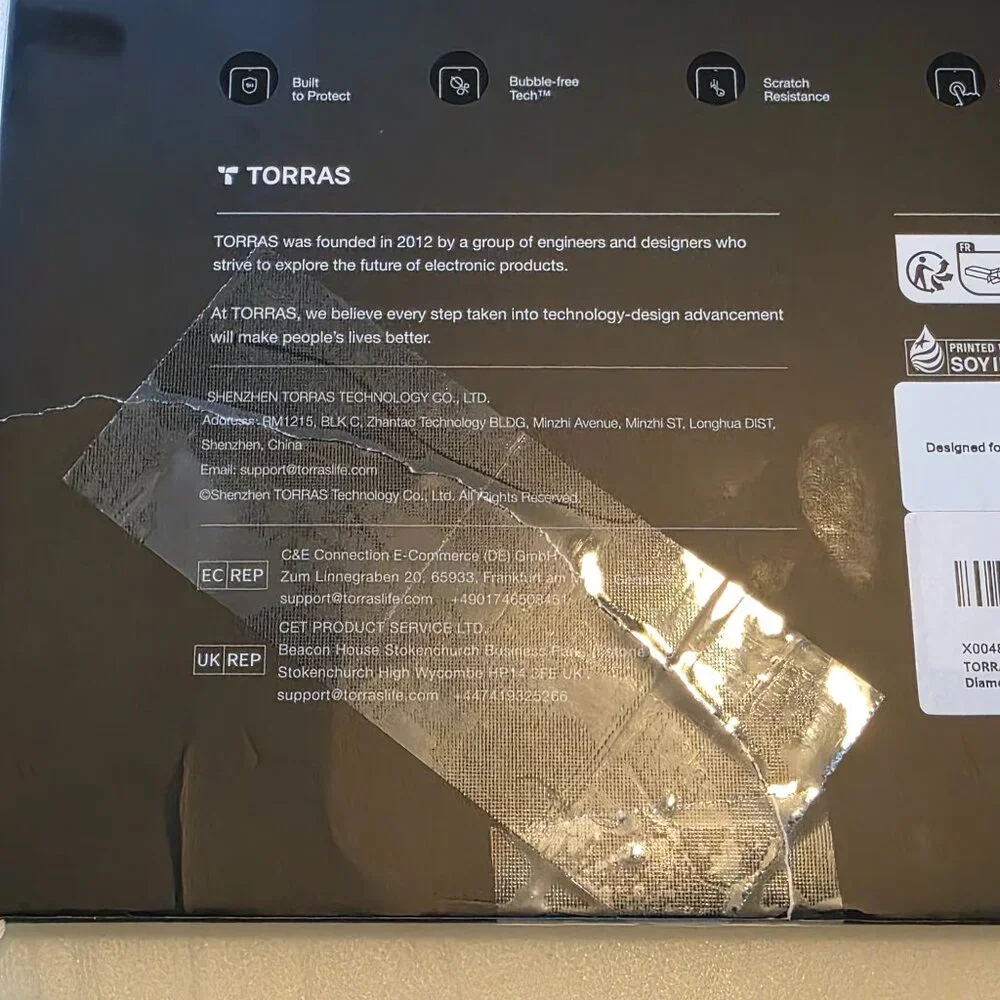 Torras Tablet Protective Cover 2024 Ipad Air 13 in Military Grade Diamond Shield